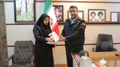 پایش فشار خون و قند خون پرسنل کلانتری قائم