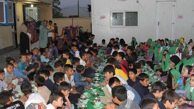 توزیع بسته های افطار