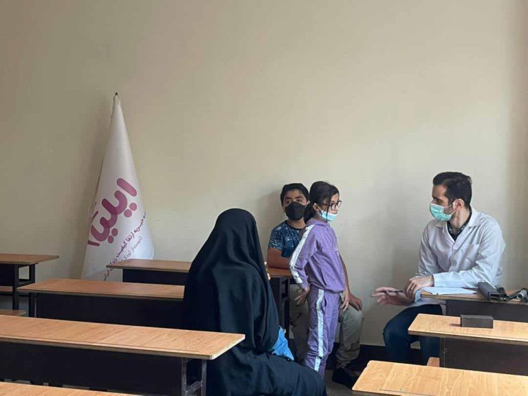 اردوی خیریه چشم پزشکی در موسسه ایلیا