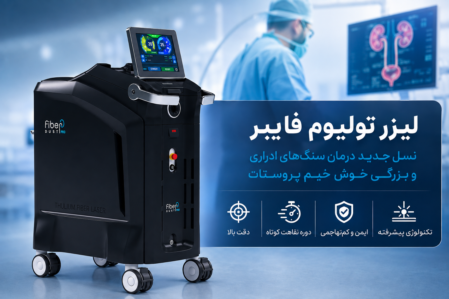 لیزر تولیوم فایبر (TFL)
